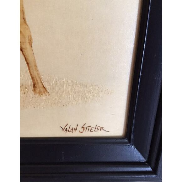 Valan Stiller Horse Print on Wood - Picture 2 of 5